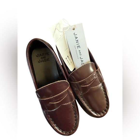 Dress shoes, boys, Janie and Jack Sz 8, wedding, formal, leather NWTS - Picture 6 of 10